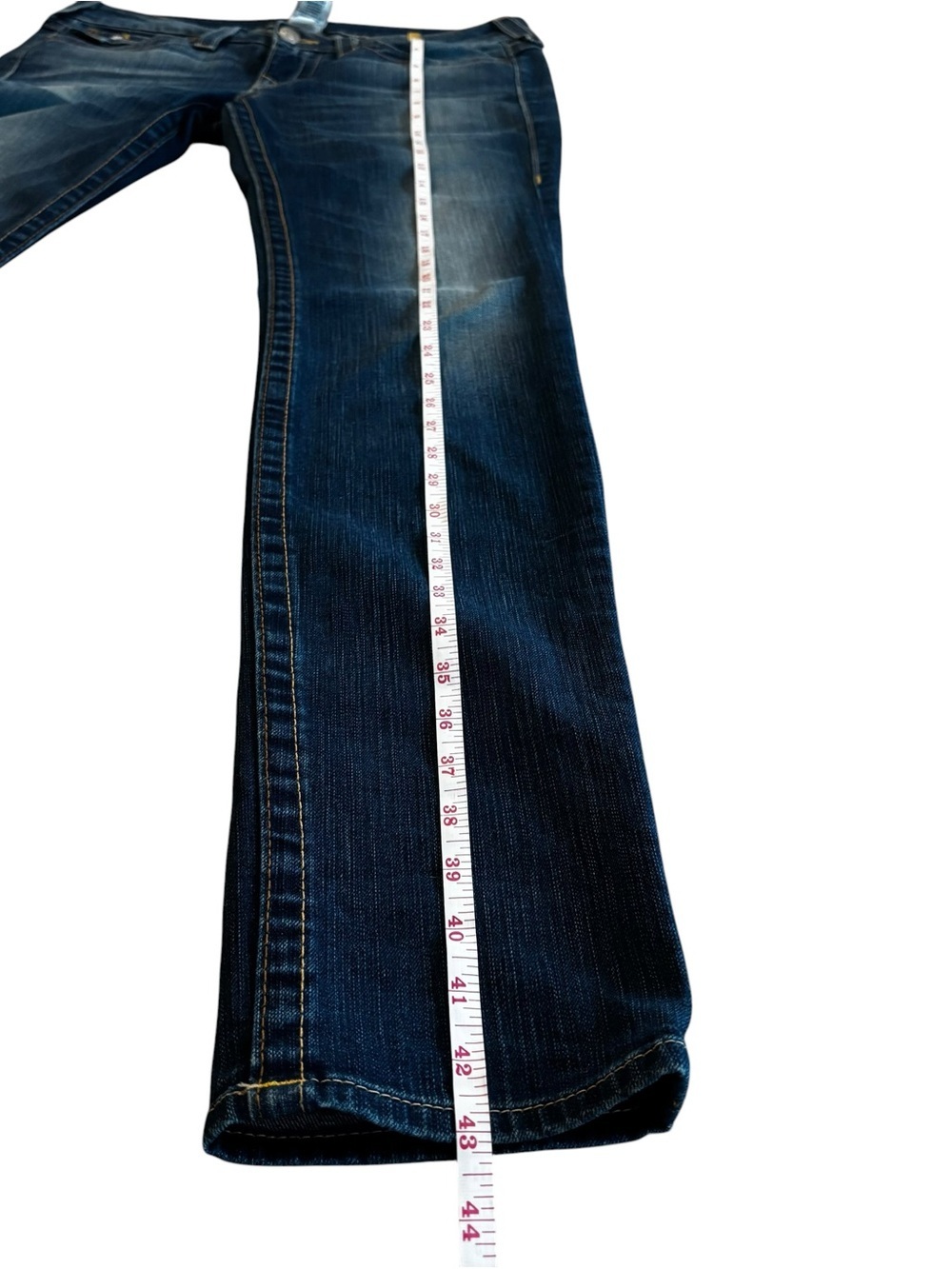 Women's Dark Blue Slim Fit Jeans - Picture 7 of 8